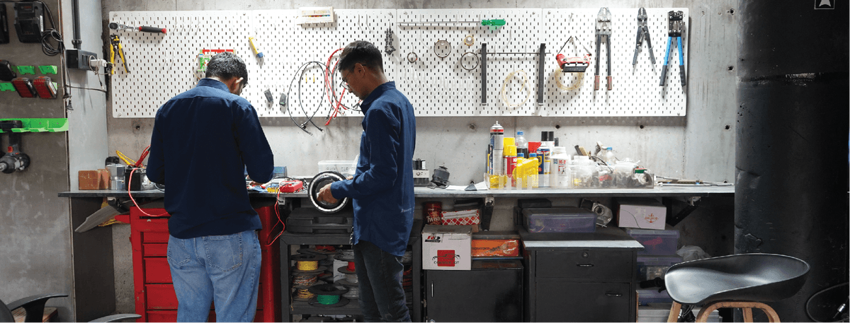 Industrial fabrication quality check on metal parts